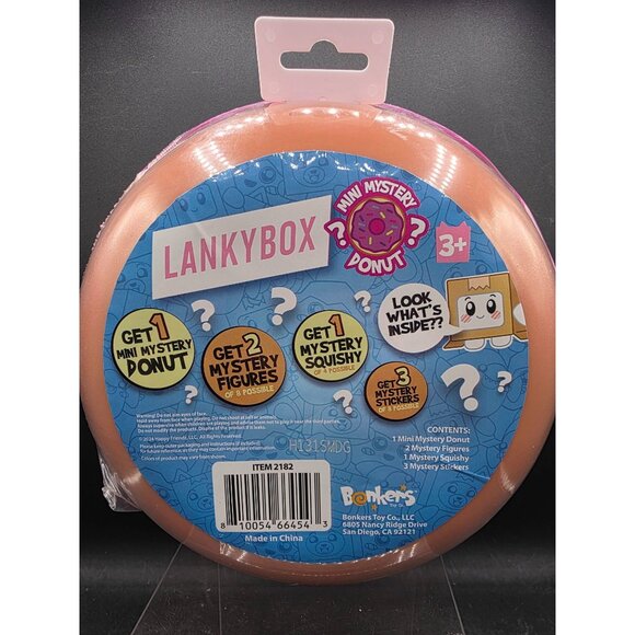 Lankybox Mini Mystery Donut Surprise Set Toy Figures Squishy & Stickers 3+ Age - Picture 3 of 4